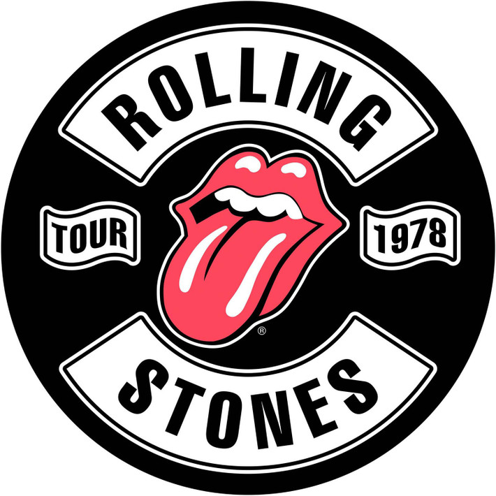 The Rolling Stones 'Tour 1978' Back Patch