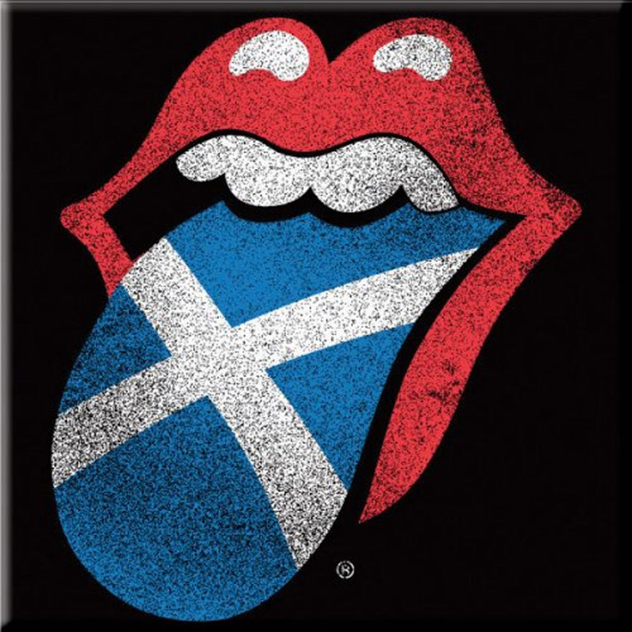 The Rolling Stones 'Tongue Scotland' Fridge Magnet