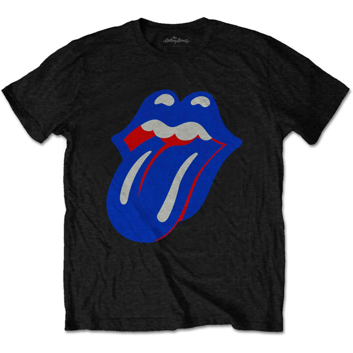 The Rolling Stones 'Blue & Lonesome Classic Tongue' (Black) Kids T-Shirt