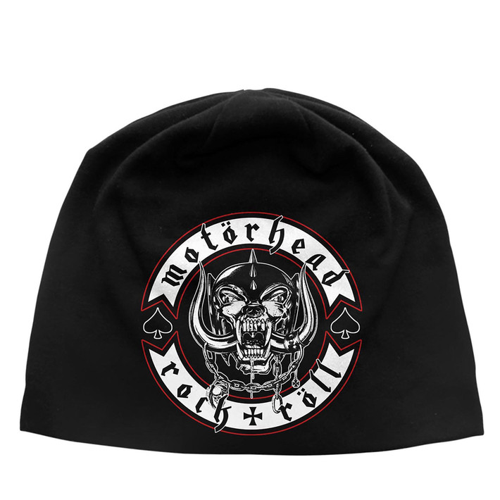 Motorhead 'Biker Badge' (Black) Beanie Hat