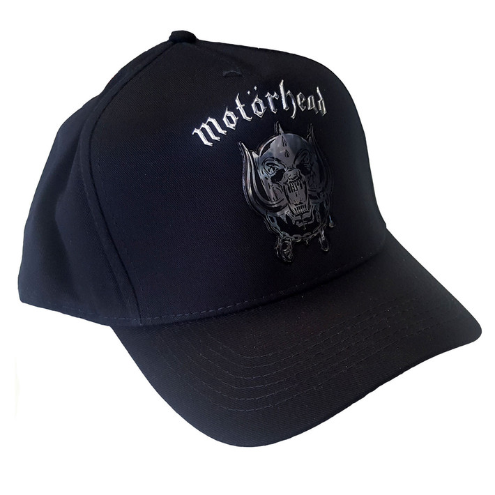 Motorhead 'Warpig Sonic Silver' (Black) Baseball Cap