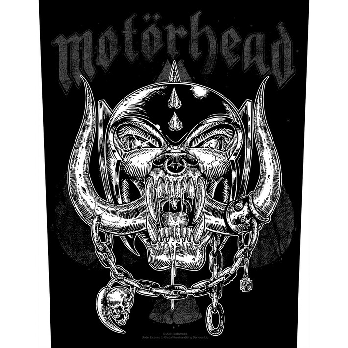 Motorhead 'Etched Iron' (Black) Back Patch