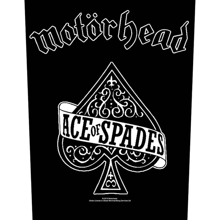 Motorhead 'Ace Of Spades 2010' (Black) Back Patch