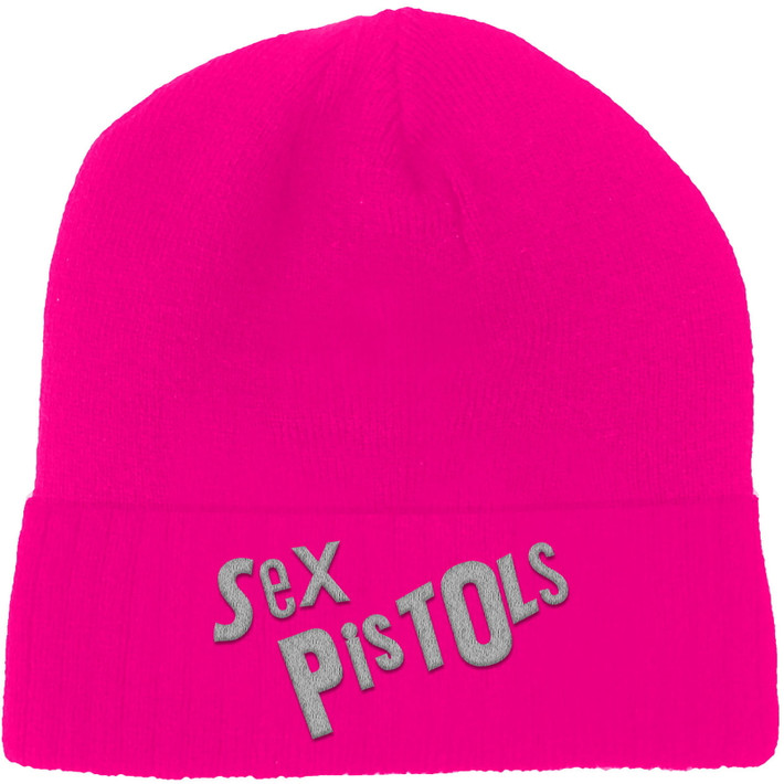 Sex Pistols 'Logo' (Pink) Beanie Hat