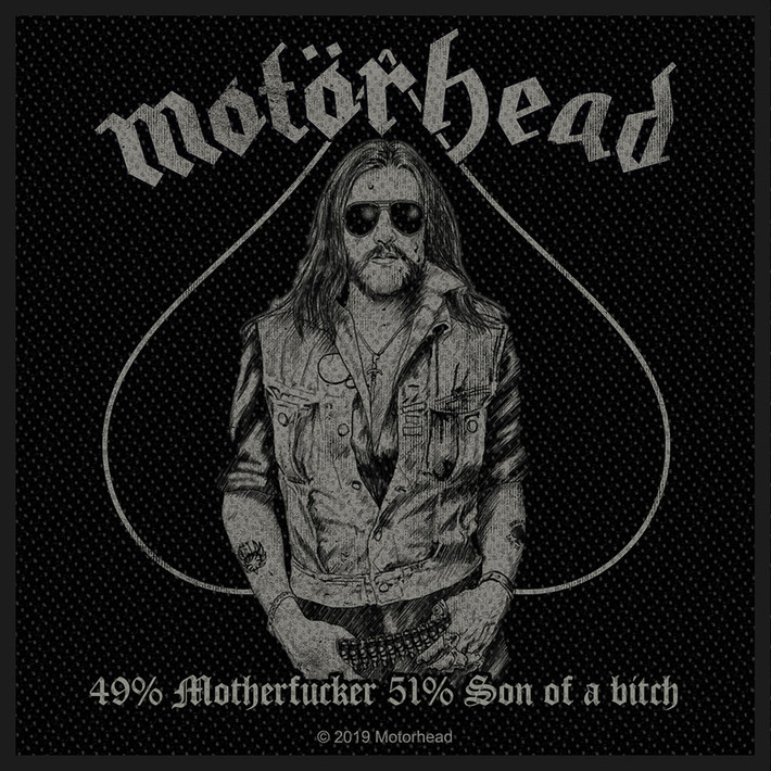 Motorhead '49% Motherf**ker' (Black) Patch