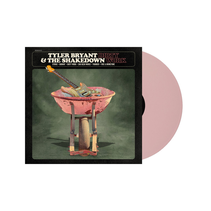 Tyler Bryant & The Shakedown 'Dirty Work' EP 10" Shell Pink Vinyl SIGNED EDITION