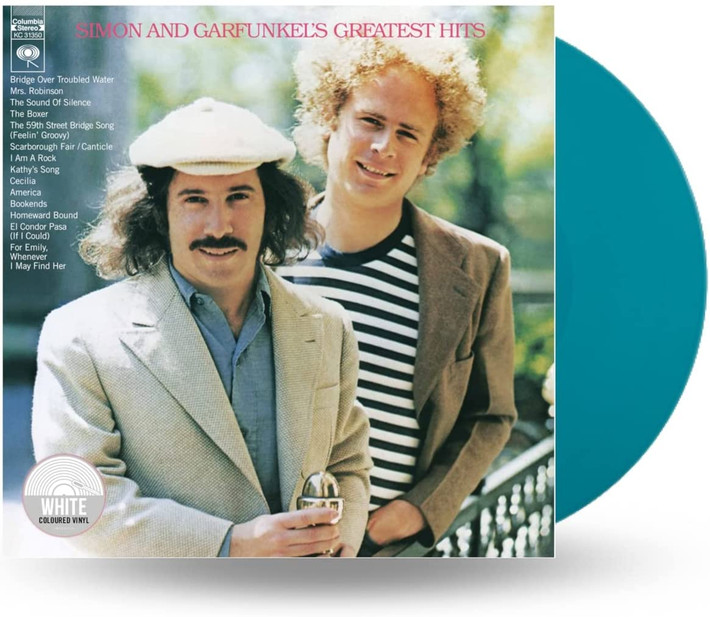 Simon and Garfunkel 'Simon And Garfunkel's Greatest Hits' LP Turquoise Vinyl