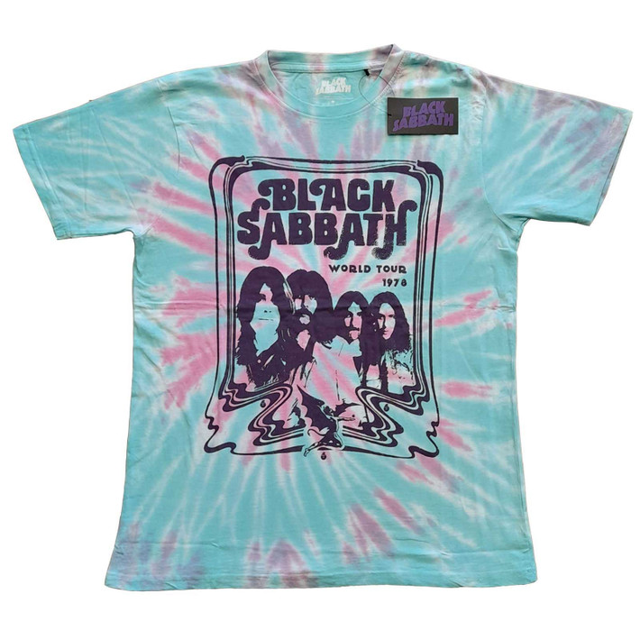 Black Sabbath 'World Tour '78 (Dip-Dye) T-Shirt | Eyesore Merch