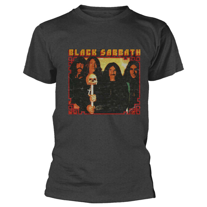 Black Sabbath 'Japan Photo' (Grey) T-Shirt