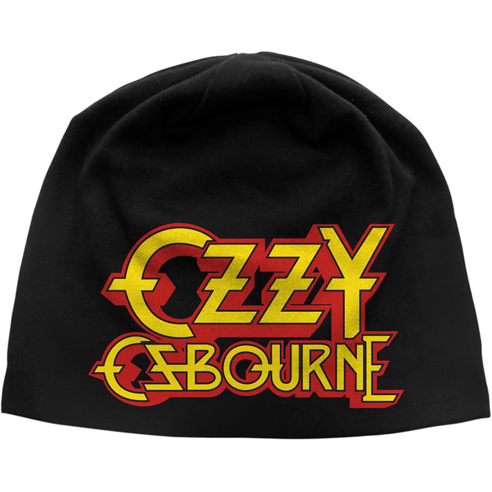 Ozzy Osbourne 'Logo Discharge' (Black) Beanie Hat