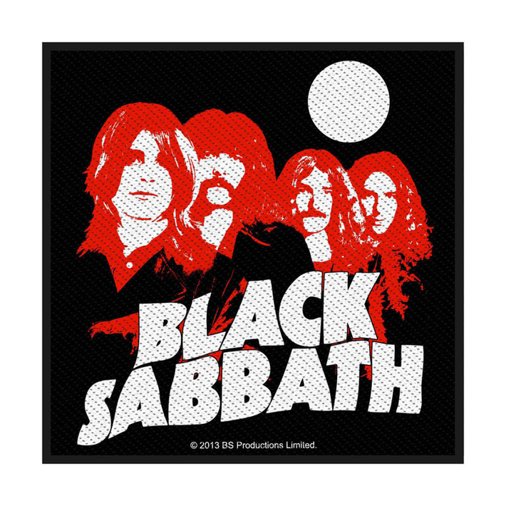 Black Sabbath 'Red Portraits' (Black) Patch