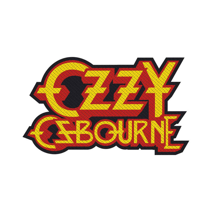 Ozzy Osbourne 'Logo Cut-Out ' (Black) Patch