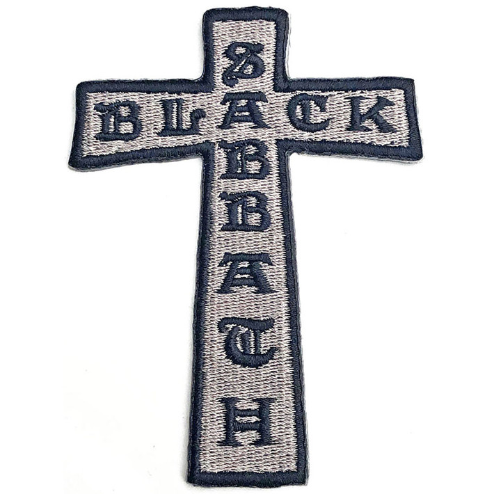 Black Sabbath 'Cross' (Iron-On) Patch