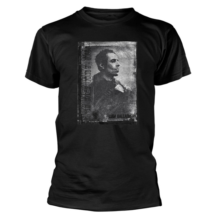 Liam Gallagher 'Monochrome' (Black) T-Shirt