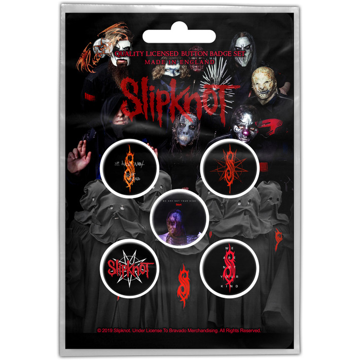 Slipknot 'We Are Not Your Kind' Button Badge Pack