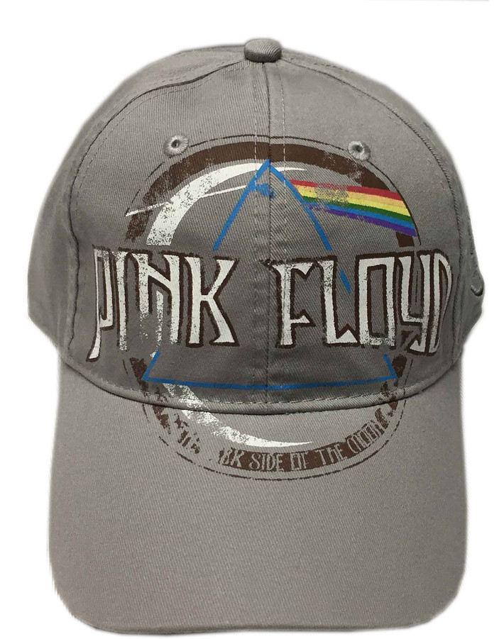 Pink Floyd 'Dark Side Of The Moon Album Distressed' (Grey) Baseball Cap