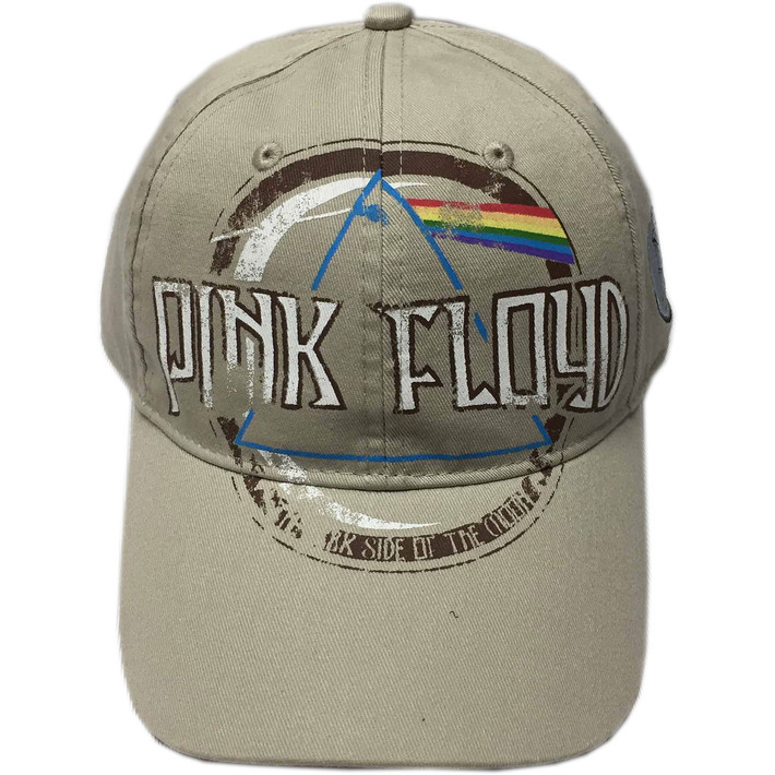 Pink Floyd 'Dark Side Of The Moon Album Distressed' (Sand) Baseball Cap