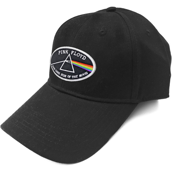 Pink Floyd 'Dark Side Of The Moon White Border' (Black) Baseball Cap