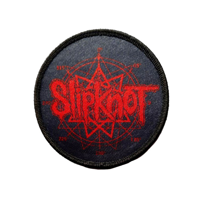 Slipknot 'Logo & Nonagram' (Iron On) Patch