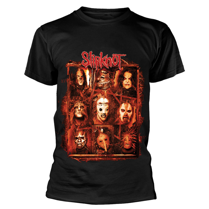 Slipknot 'Rusty Face' (Black) T-Shirt