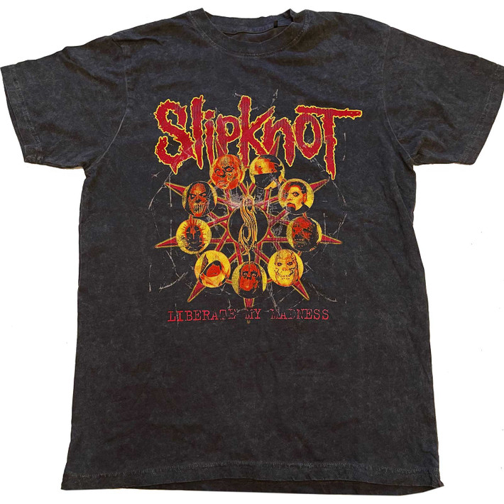 Slipknot 'Liberate' (Dye-Wash) T-Shirt