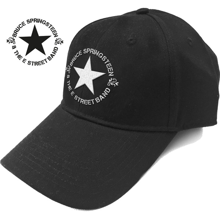 Bruce Springsteen 'Circle Star Logo' (Black) Snapback Cap