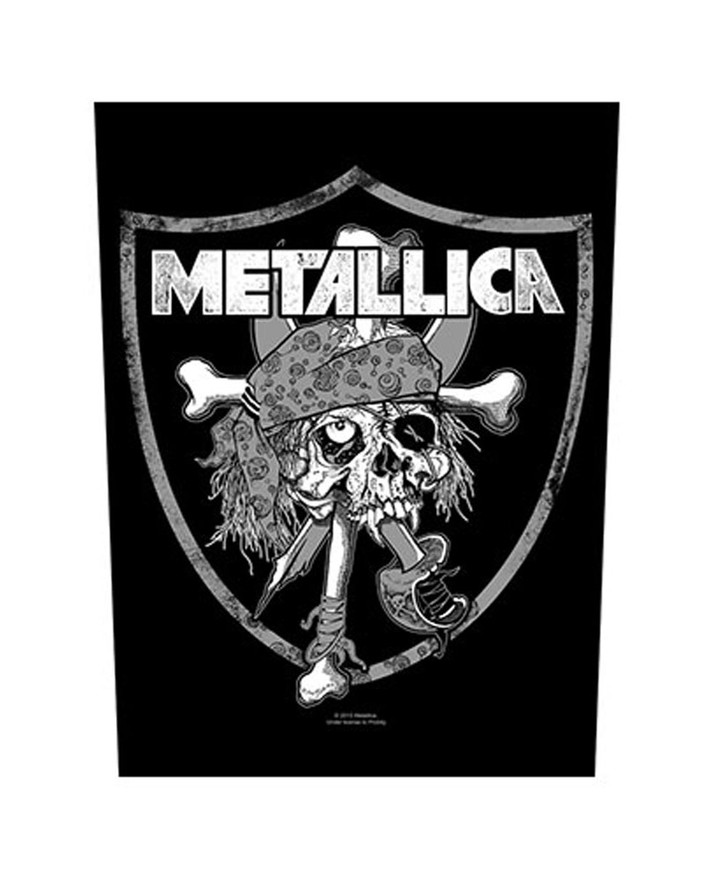 Metallica 'Raiders Skull' Back Patch