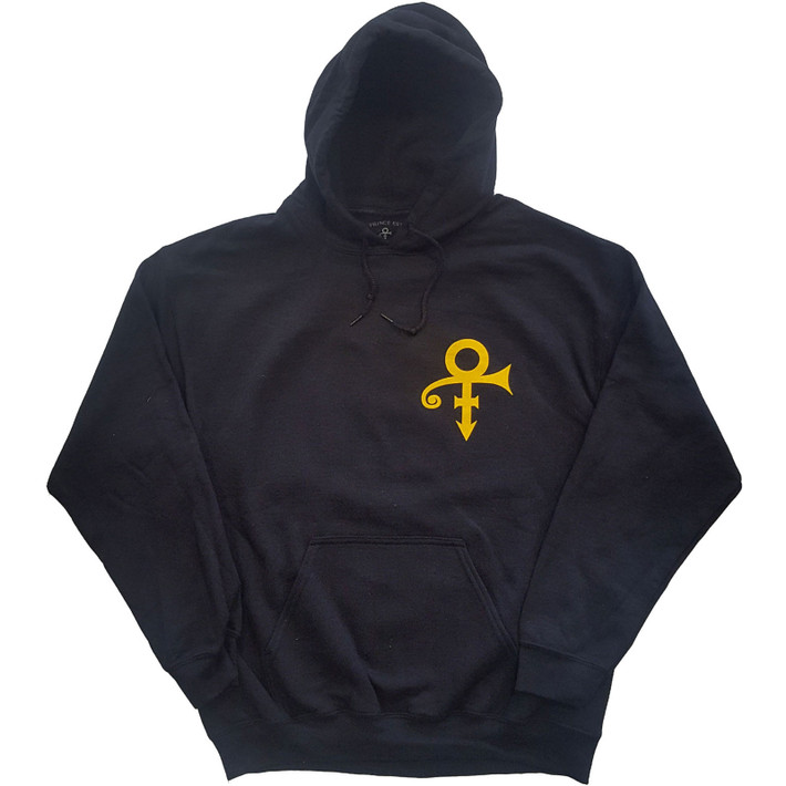 Prince 'Love Symbol' (Black) Pull Over Hoodie