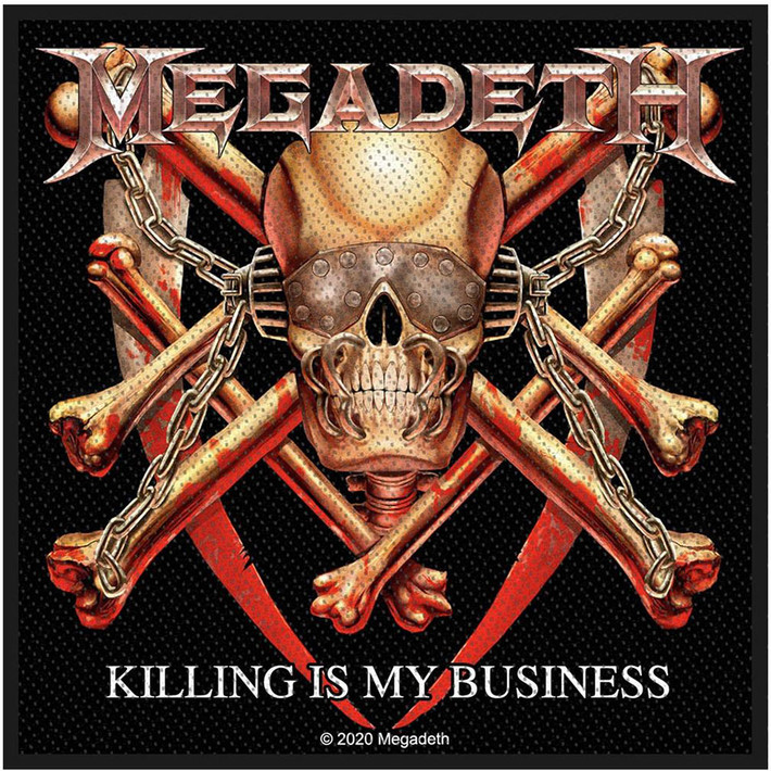 Megadeth 'Killing Is My Business' (Black) Patch