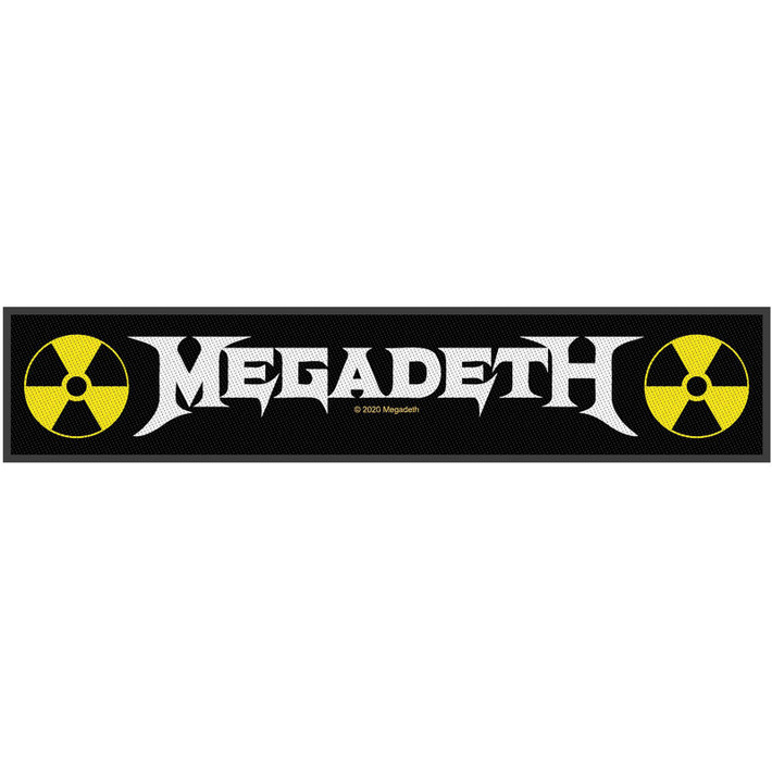 Megadeth 'Logo' (Black) Strip Patch