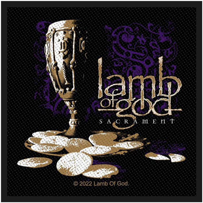 Lamb Of God 'Sacrament' (Black) Patch