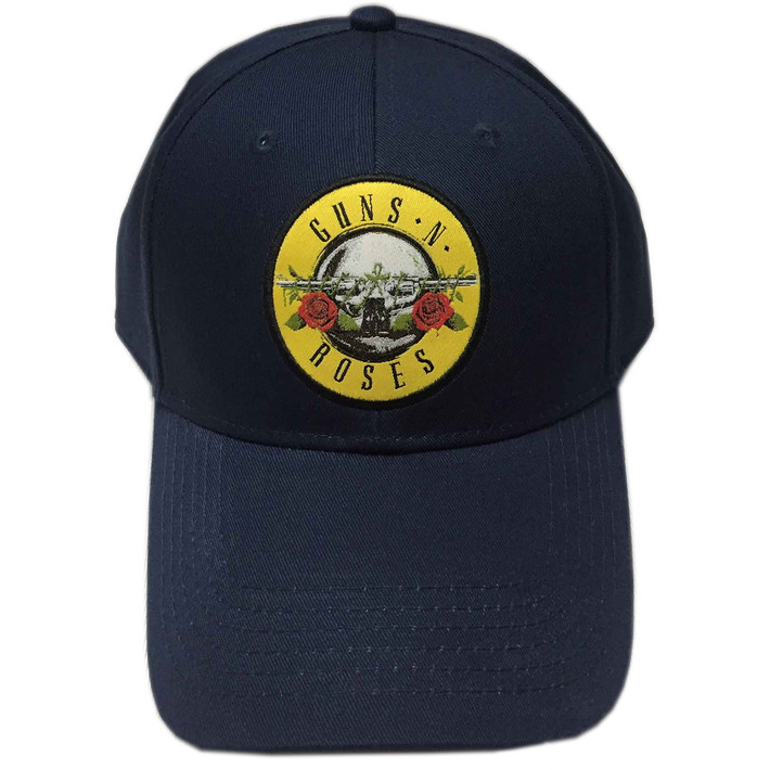 Guns N' Roses 'Circle Logo' (Blue) Baseball Cap