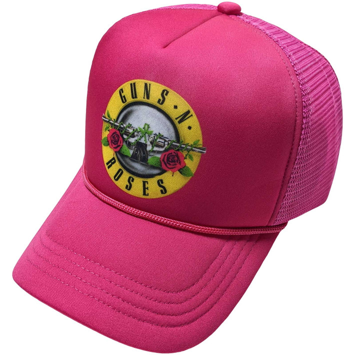 Guns N' Roses 'Classic Logo' (Pink) Trucker Cap