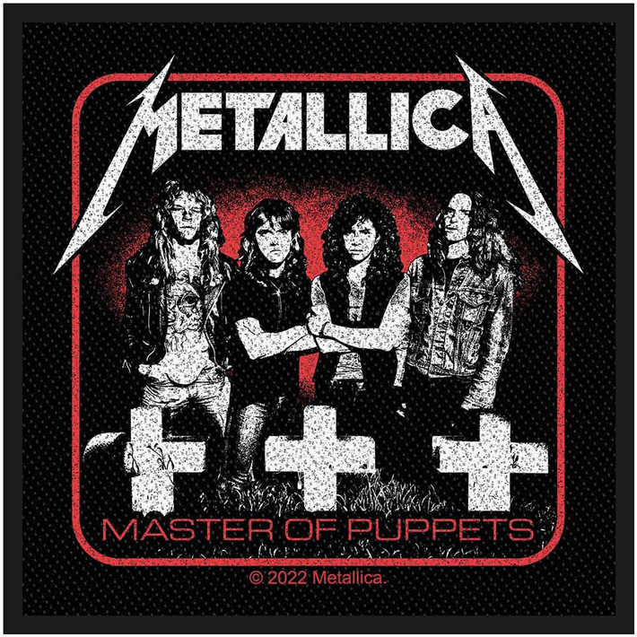Metallica 'Master Of Puppets Band' Patch