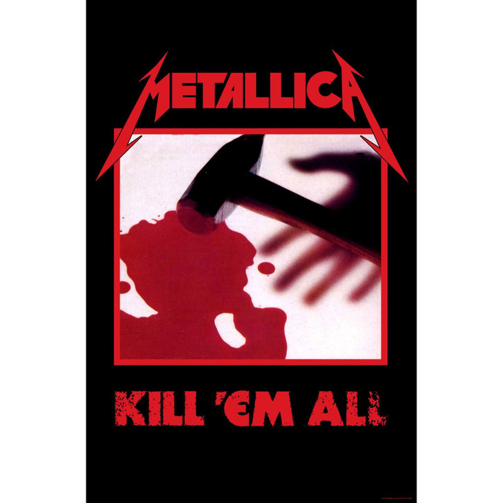 Metallica 'Kill 'Em All' Textile Poster