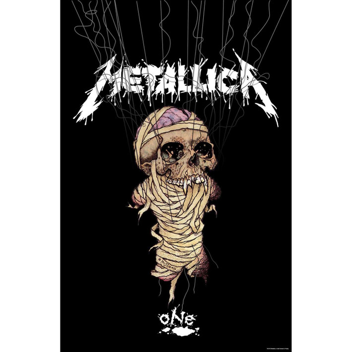 Metallica 'One' Textile Poster