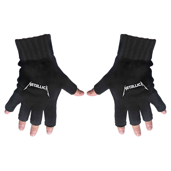 Metallica 'Logo' Fingerless Gloves