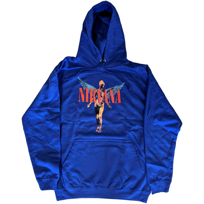 Nirvana 'Angelic' (Blue) Pull Over Hoodie