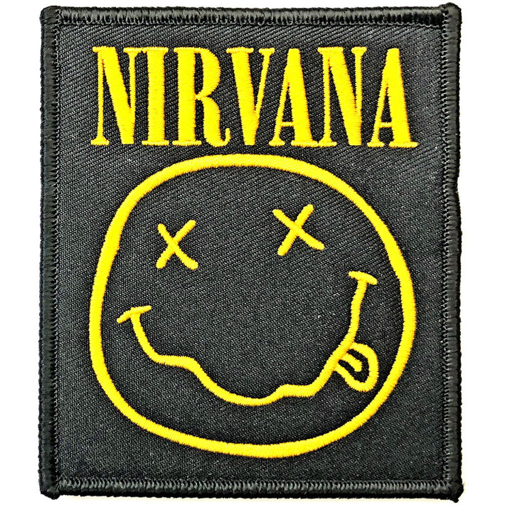 Nirvana 'Happy Face' (Iron On) Patch