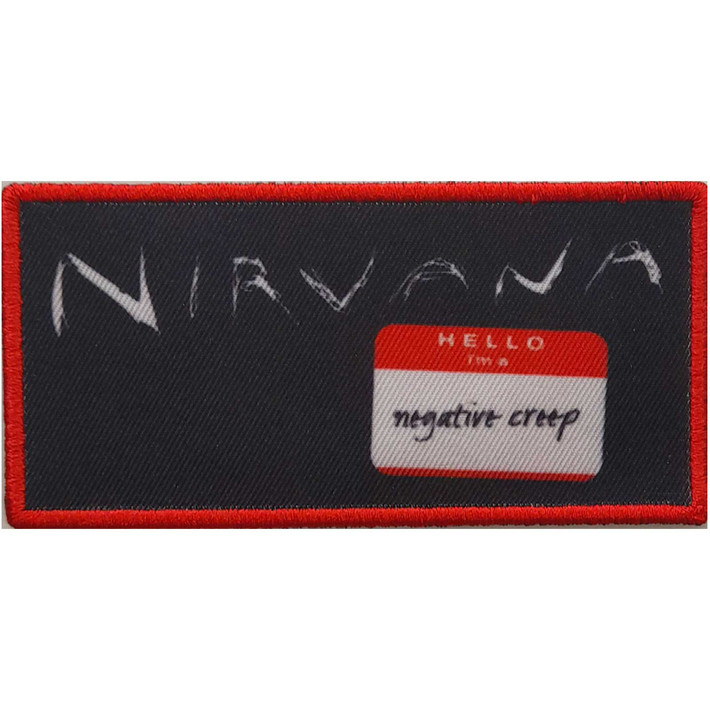 Nirvana 'Negative Creep' (Iron On) Patch