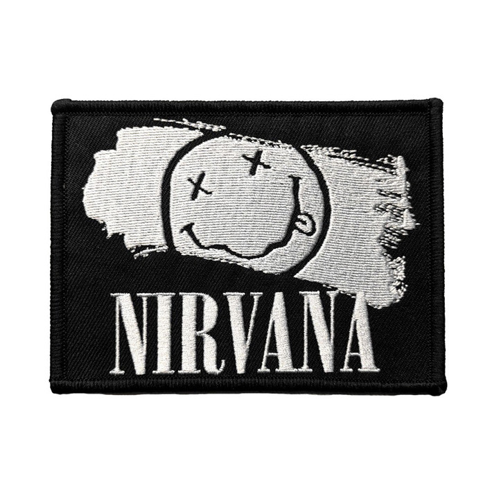 Nirvana 'Happy Face Paint' (Iron On) Patch