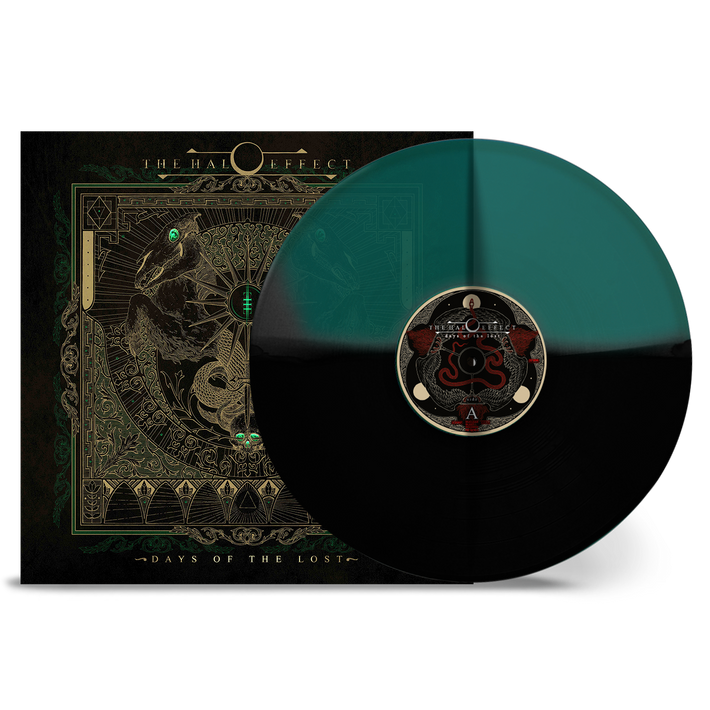 The Halo Effect 'Days of the Lost' LP Transparent Black Green Split Vinyl