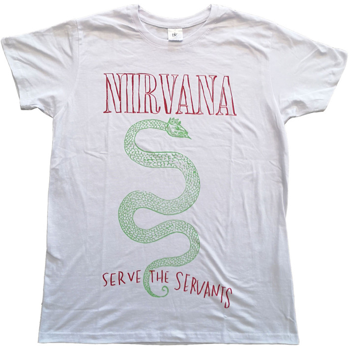 Nirvana 'Serve The Servants' (White) T-Shirt