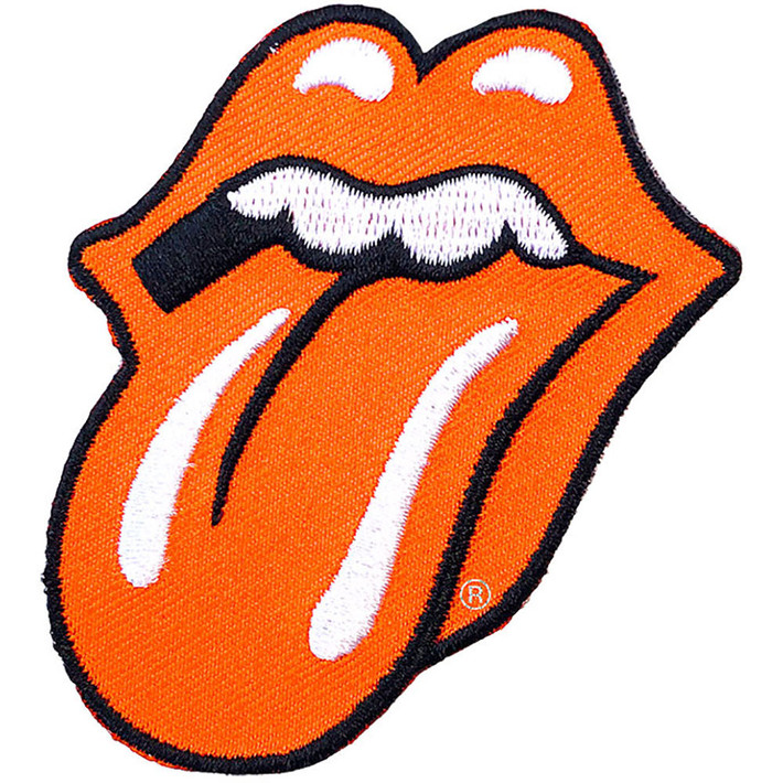 The Rolling Stones CLASSIC TONGUE マスク The Rolling Stones 'Classic Tongue Blue' Patch | Eyesore Merch