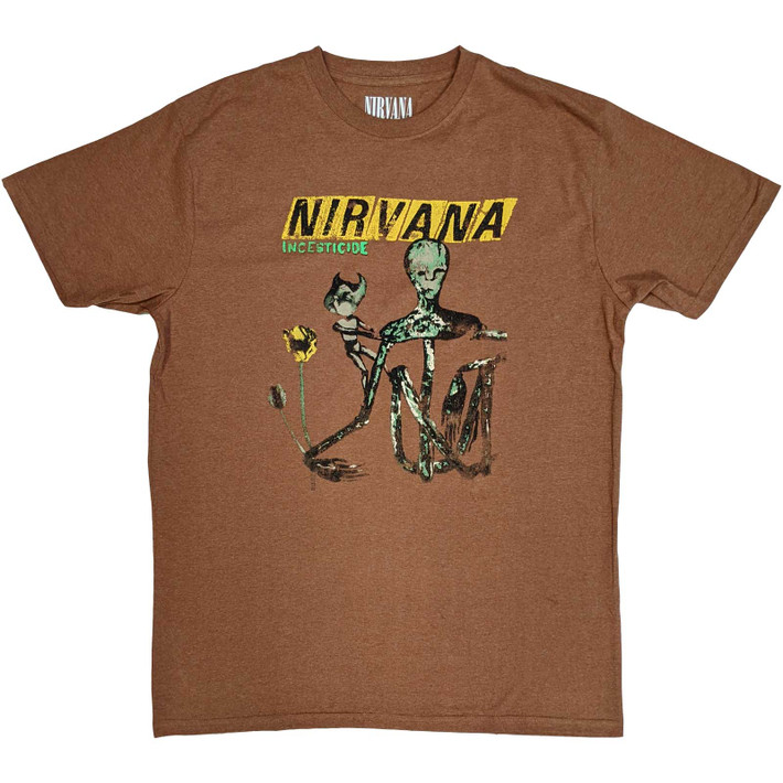 Nirvana 'Incesticide' (Brown) T-Shirt