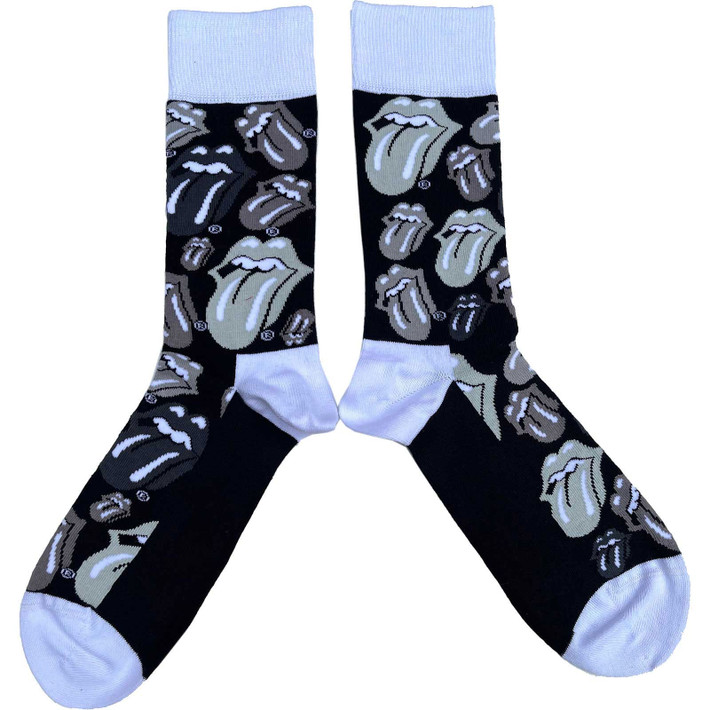 The Rolling Stones 'Classic Tongues' (Black) Socks