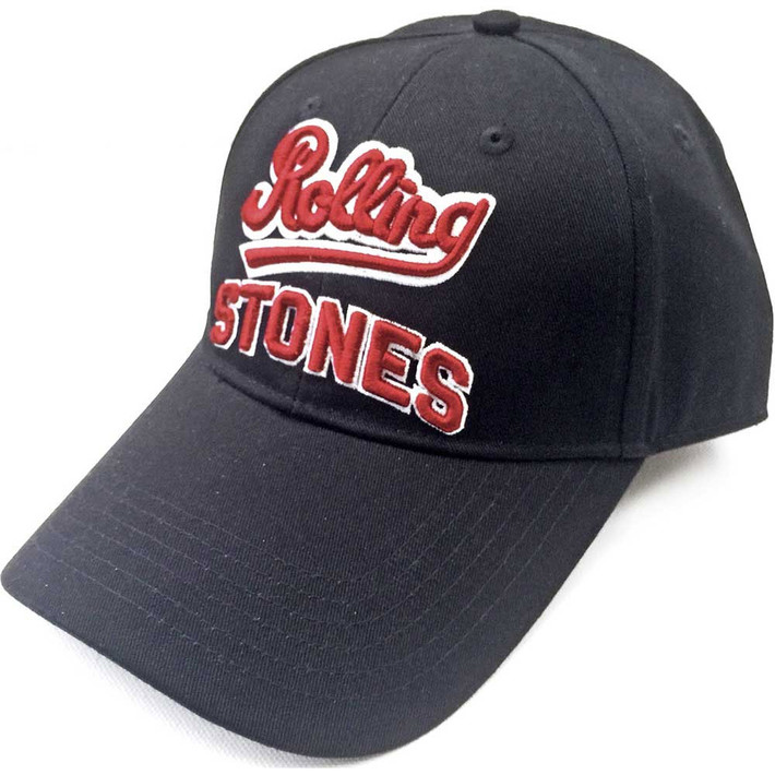 The Rolling Stones 'Team Logo' (Black) Baseball Cap