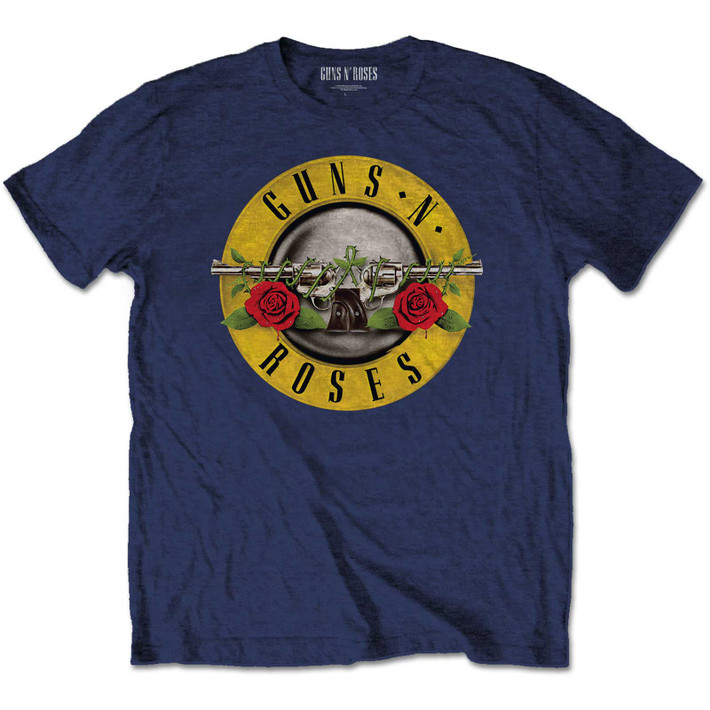 Guns N' Roses 'Classic Logo' (Navy) Kids T-Shirt