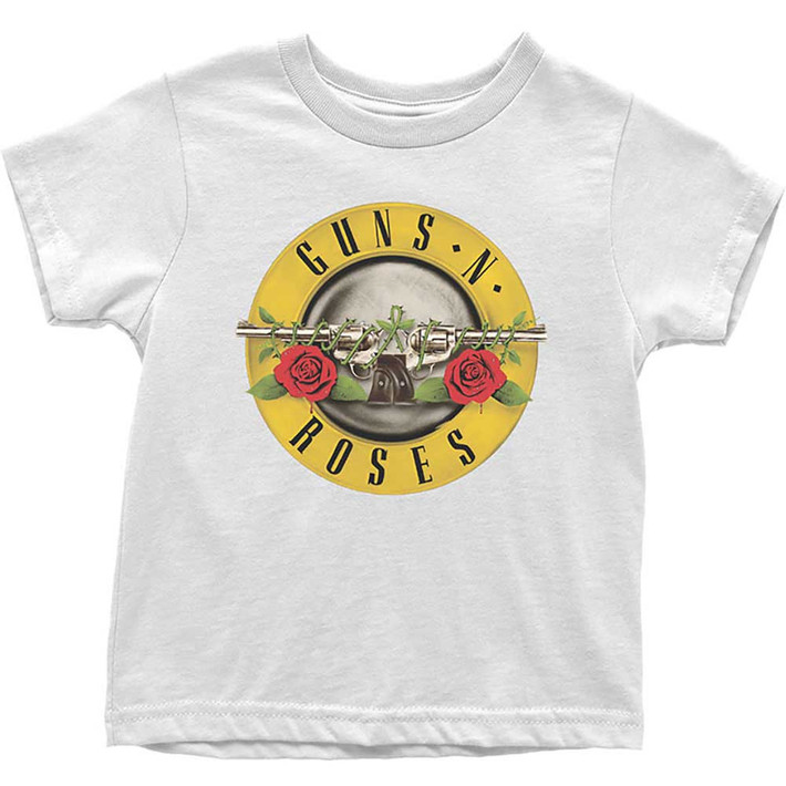 Guns N' Roses 'Classic Logo' (White) Toddlers T-Shirt