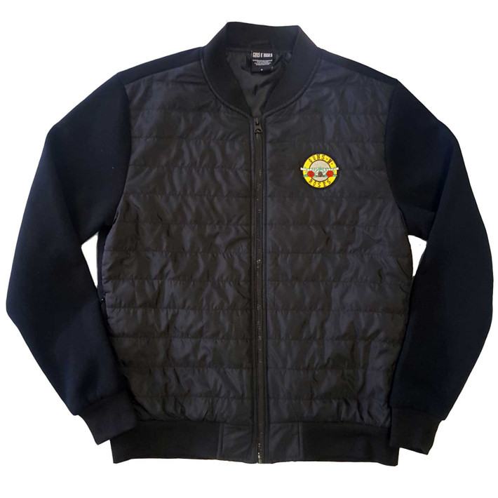 Guns N' Roses 'Classic Logo' (Black) Quilted Jacket